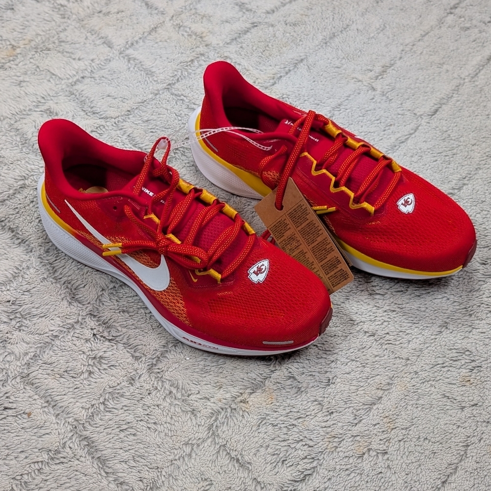 Nike Air Zoom Pegasus 41 Kansas City Chiefs Red Running Shoe Mens 9 FZ5079-600